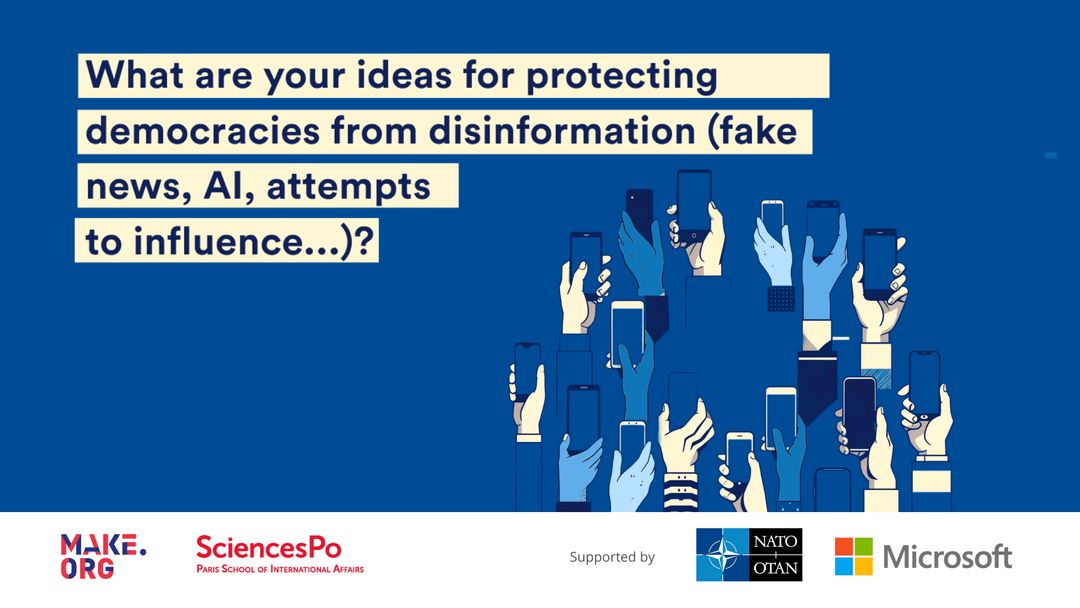 What are your ideas for protecting democracies from disinformation (fake news, AI, attempts to influence...)?