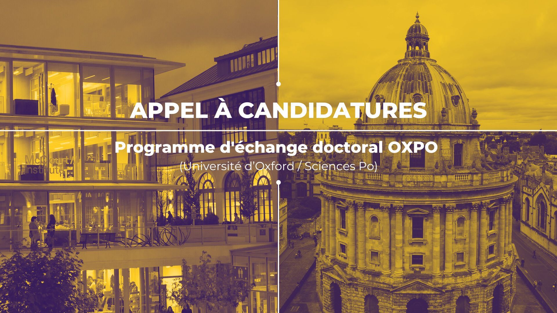 Programme d'échange doctoral OXPO
