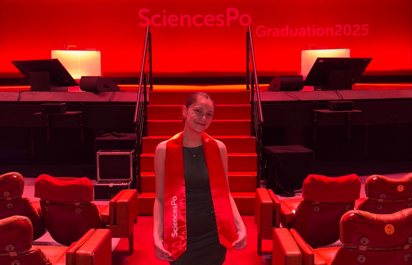 Andrea Hummel, recent graduate of the Paris School of International Affairs