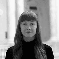 Black and white photo of Anna Katharina Osterlow