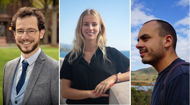 Bastien Charaudeau, Sasha Antonioli et Bilal Le Dantec