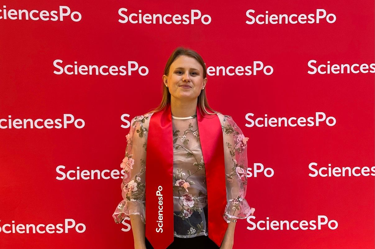 Desiré Raagart, recent graduate of the Paris School of International Affairs