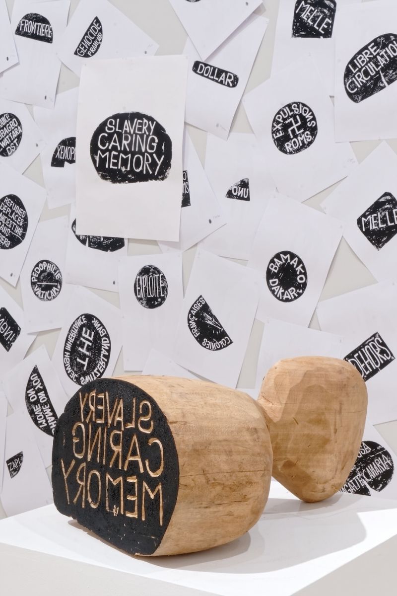 Photo de l'exposition de Barthélémy Togo au FRAC Amiens