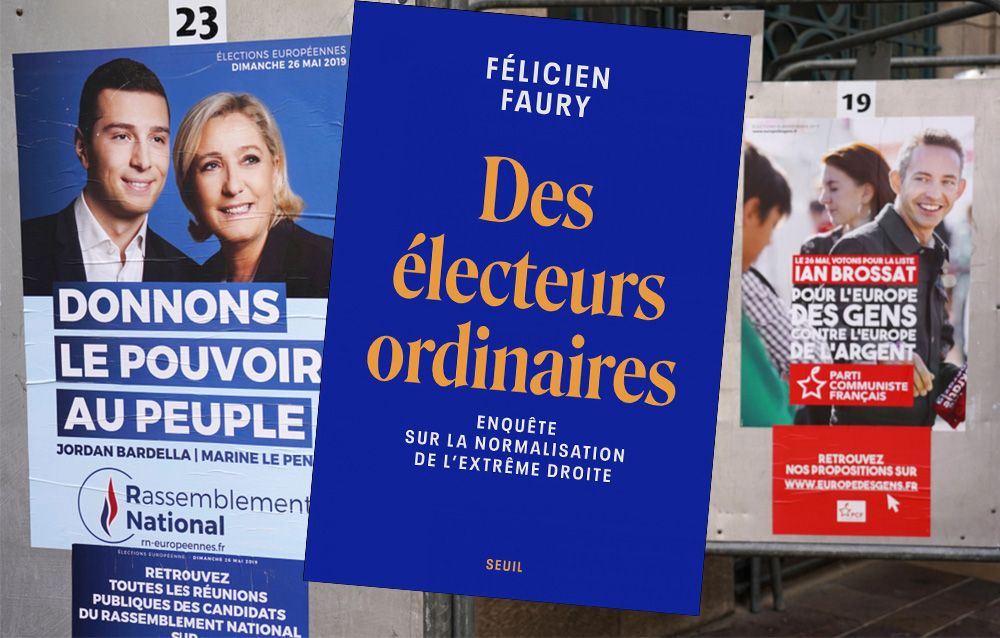 Cover of the book: Des électeurs ordinaire, enquête sur la normalisation de l'extrême droite (Ordinary voters: an investigation into the normalisation of the far right)
