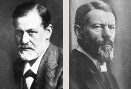 Sigmund Freud and Max Weber