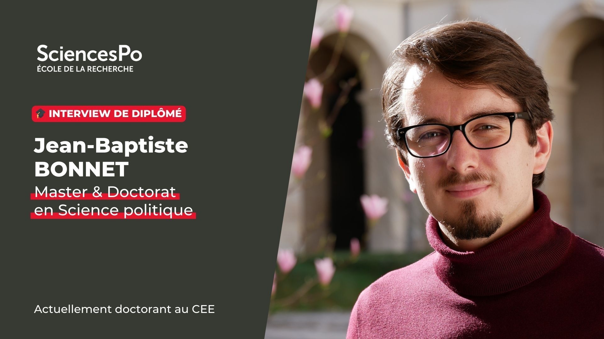 Jean-Baptiste BONNET, Master & Doctorat en Science politique