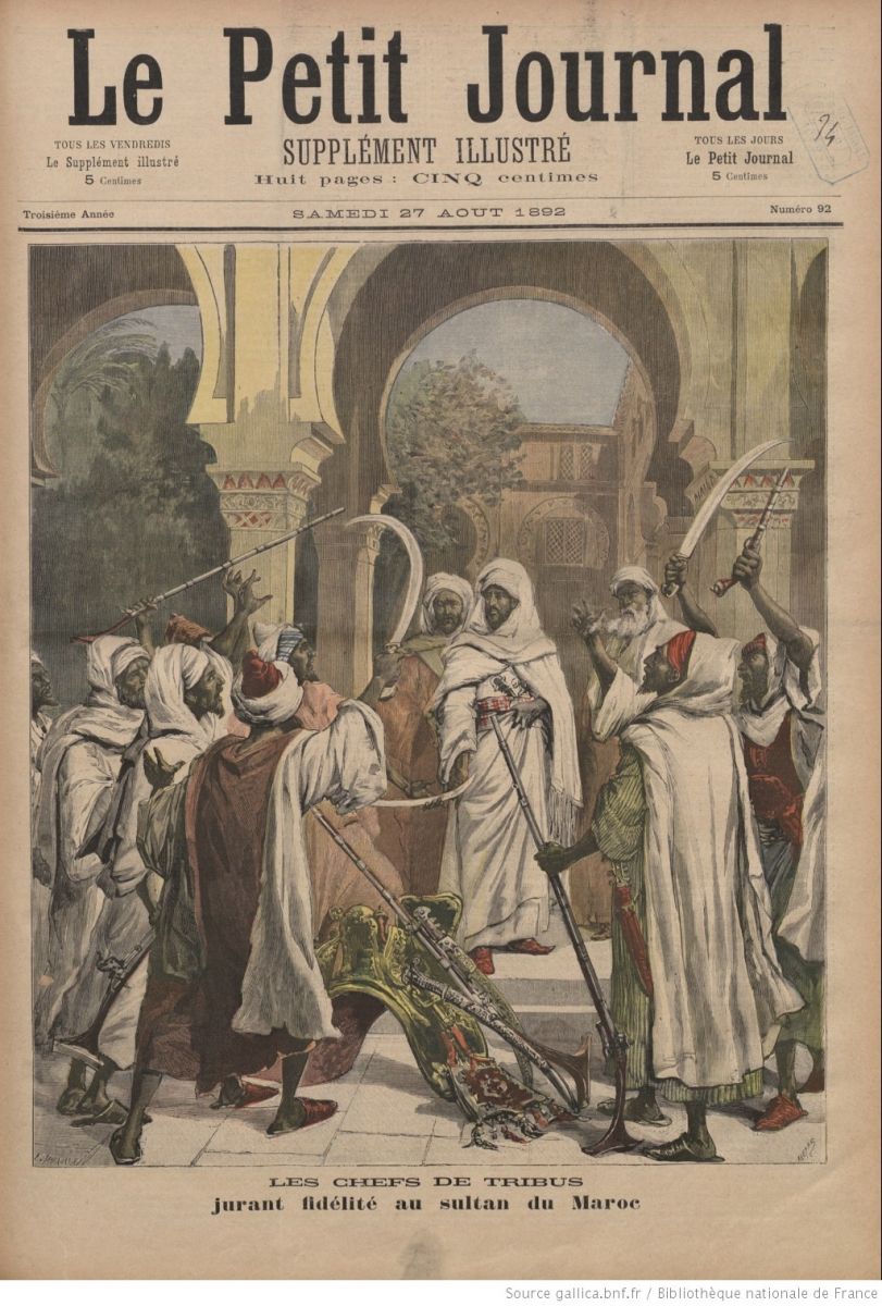 Le Petit Journal. Supplément illustré. Les chefs de Tribu.