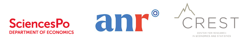 Logos of the Department, the ANR, and CREST Logos of the Department, the ANR, and CREST