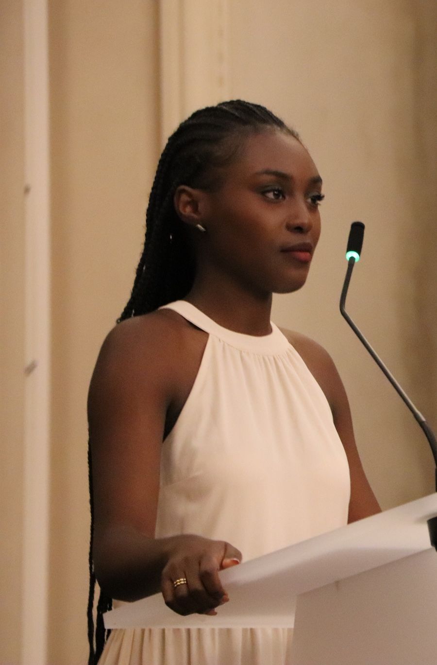 Priscillia Mutatayi, étudiante du campus de Reims