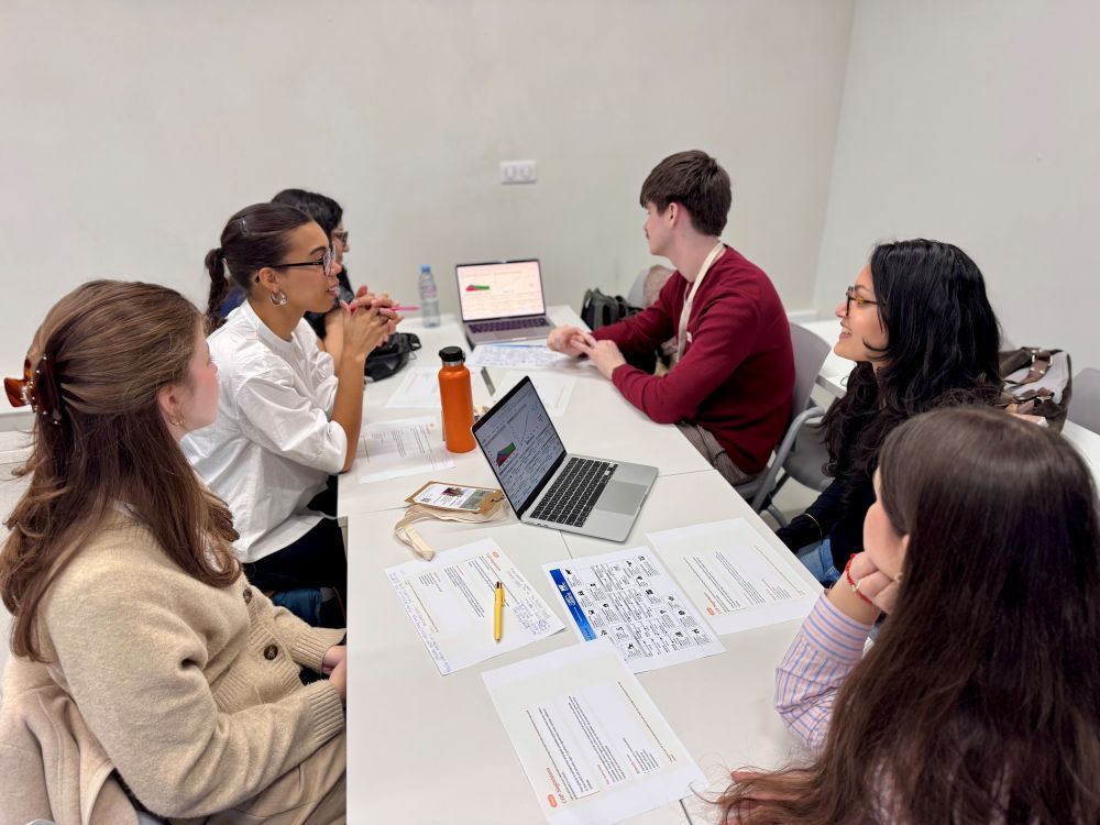 Students brainstorming during CARE workshops