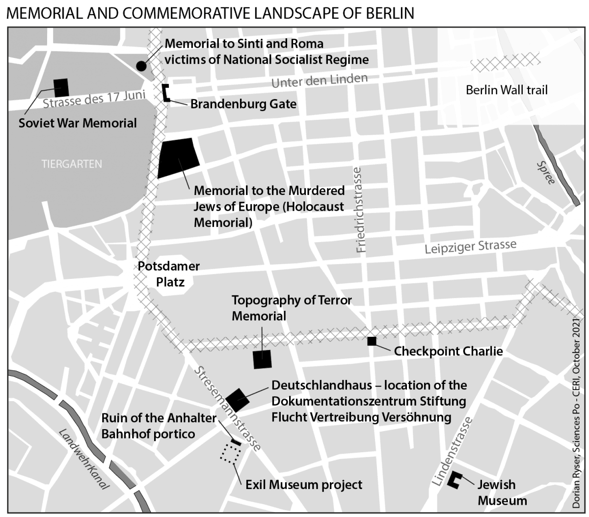 Memorial & Commemorative map of Berlin