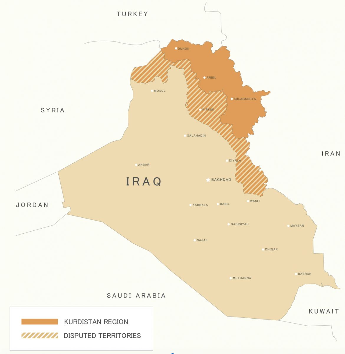 Kurdistan region in Iraq.