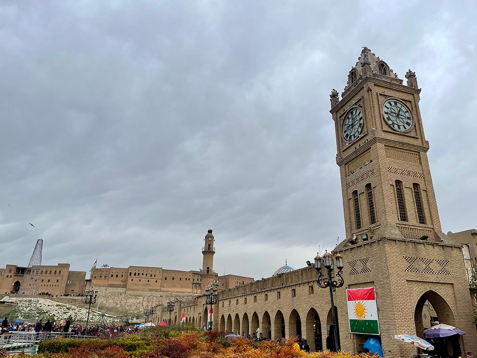 Erbil, Kurdistan Iraq - January 29 2021 Erbil Citadel (Qalat)