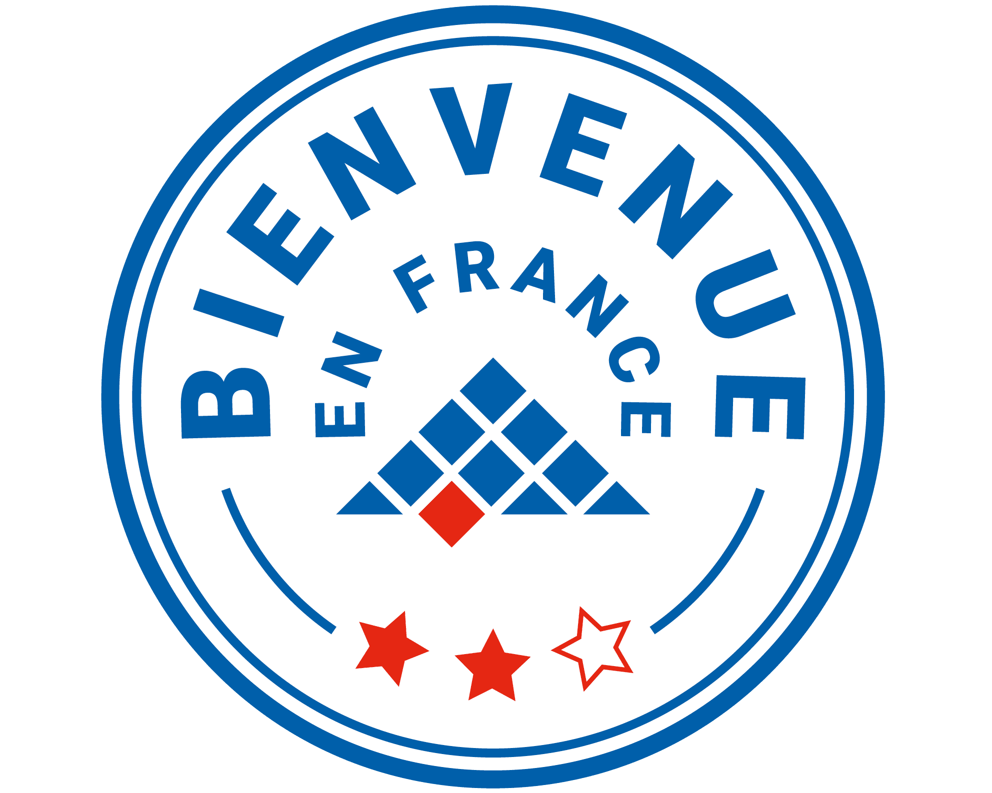 'Bienvenue en France' label, 2 out of 3 stars.