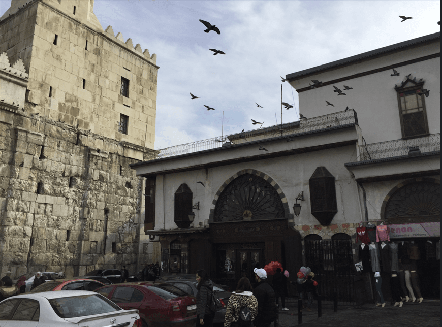 A côté du Souq Hamidiyyeh à Damas