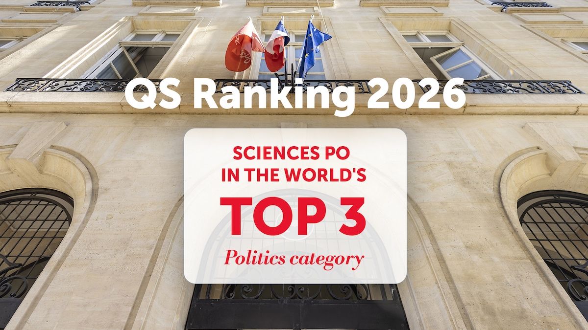 QS Ranking 2026, Sciences Po in the World's Top 3 Politics Category