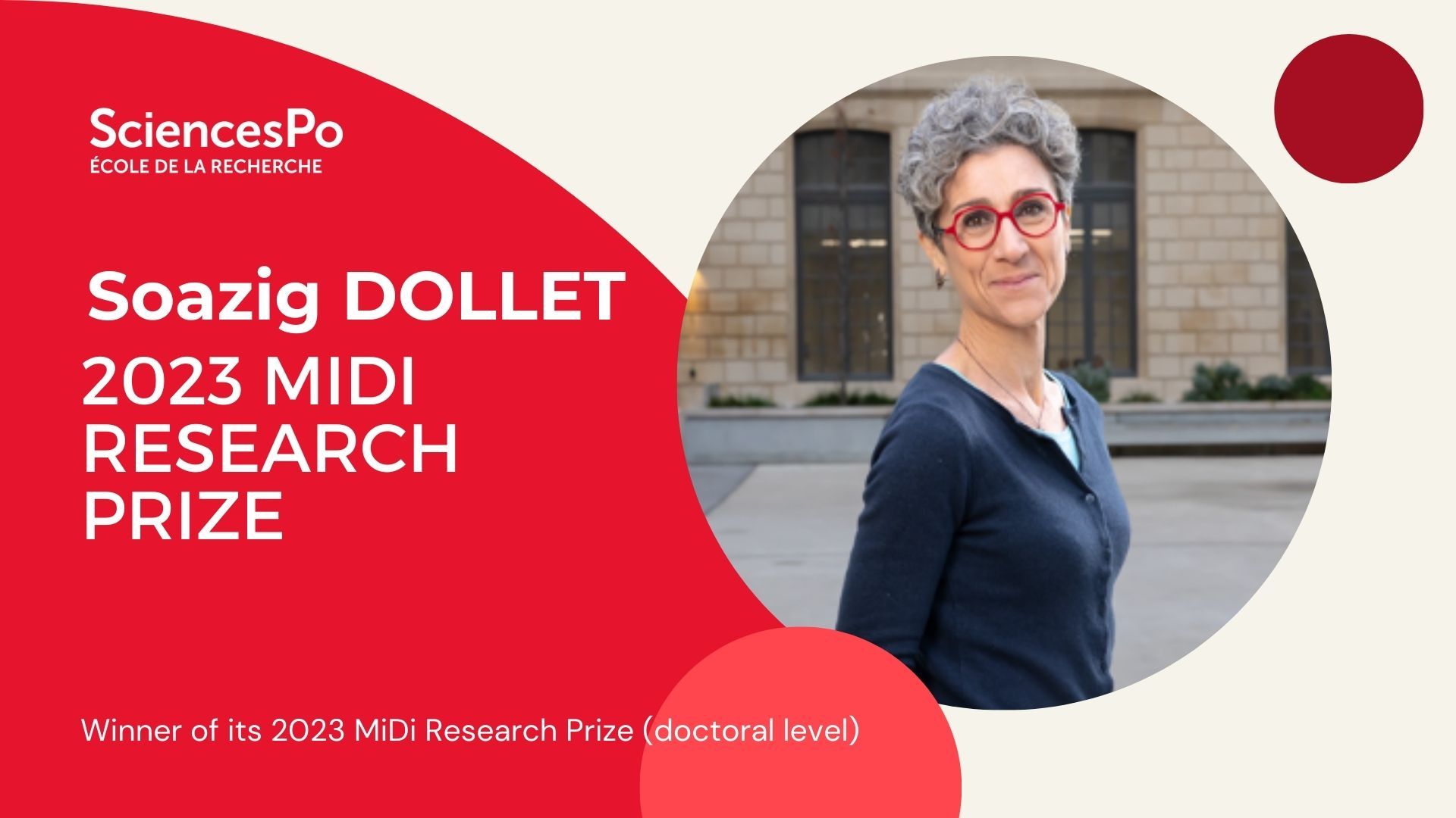 Soazig Dollet, 2023 MiDi Research Prize