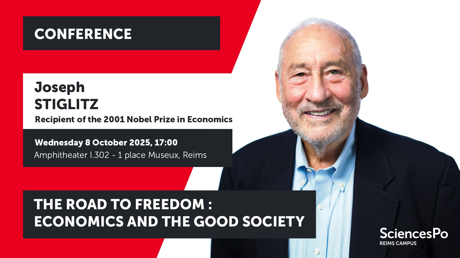 Portrait of Jospeh Stiglitz