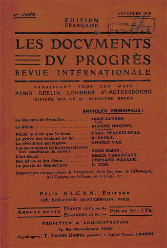 Les documents du progrès : revue internationale, novembre 1910, 4e année