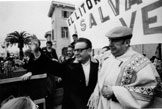 Allende et Neruda lors de la campagne présidentielle de 1970