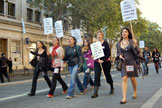 Paris, octobre 2010, manifestation contre la réforme des retraites