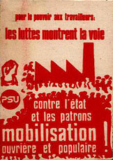 Affiche éditée au début de 1973 par la Fédération du Rhône