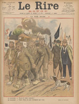 Dessin caricaturant le pacifisme en 1917