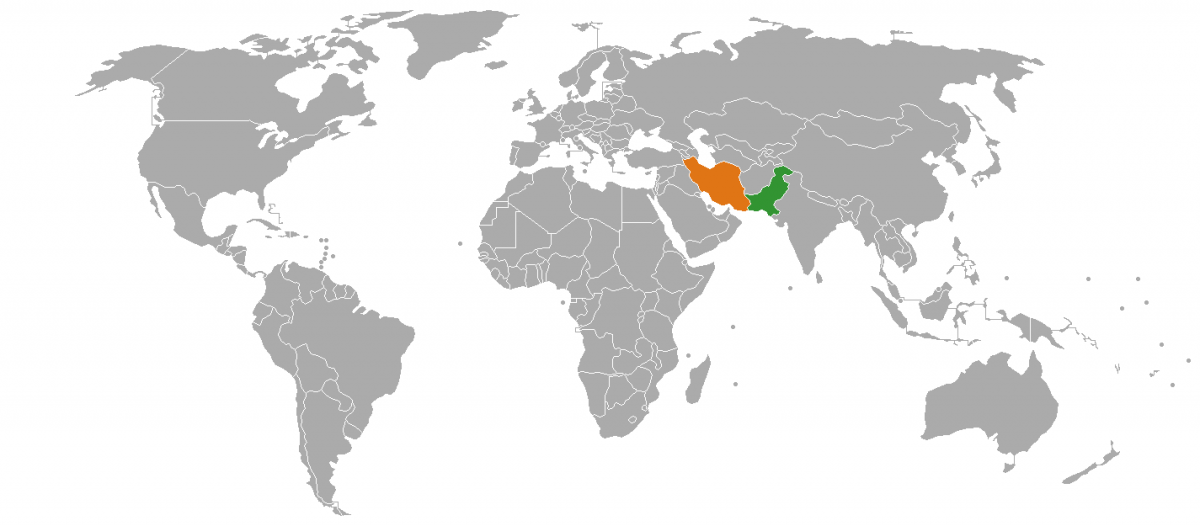 Pakistan Iran locator