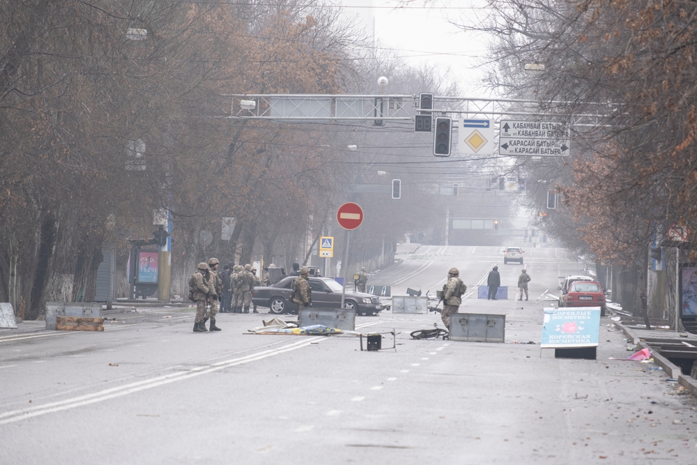 Riots in Almaty 8 January 2022 Copyright Shutterstock