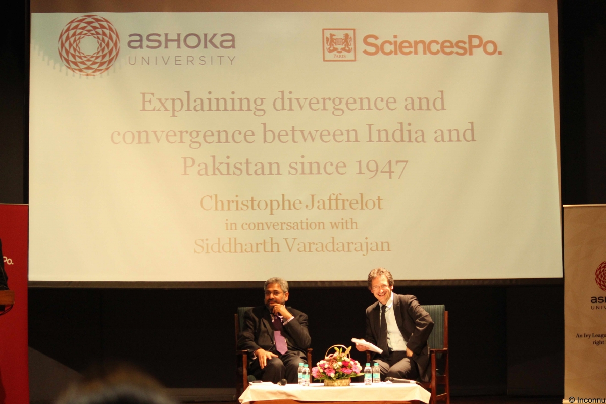 Christophe Jaffrelot with Siddharth Varadarajan