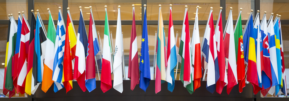 EU Flags. Copyright:Shutterstock