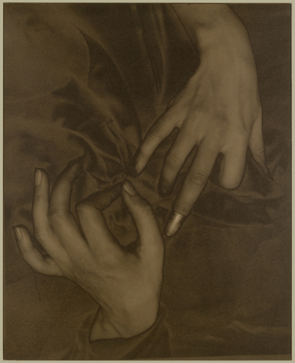 Alfred Stieglitz Geogria O'Keeffe Hands & Timble CCO Public Domain