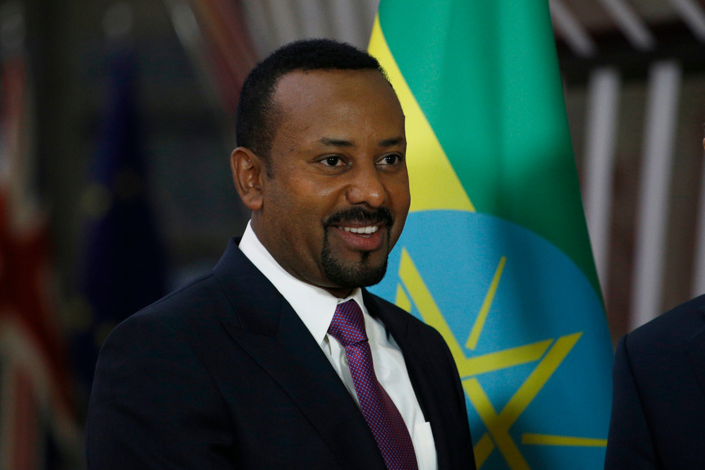 Ethiopian Prime Minister Abiy Ahmed at a meeting in Brussels, 24 January 2019. Copyright: Shutterstock