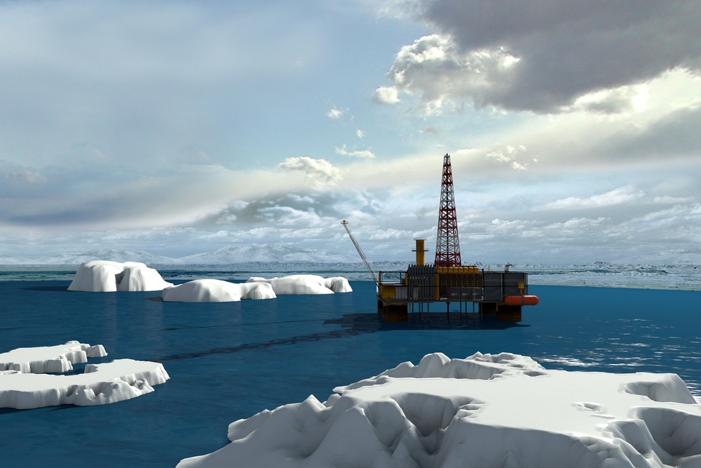 Platform in the Arctic region. Copyright: Shutterstock