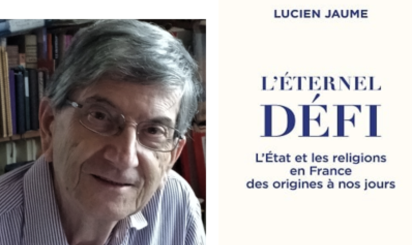 Lucien Jaume + couv. de l'ouvrage