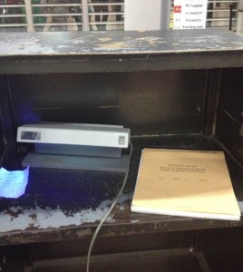 Douala Airport - desk