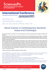 Social Classes in Contemporary Societies leaflet