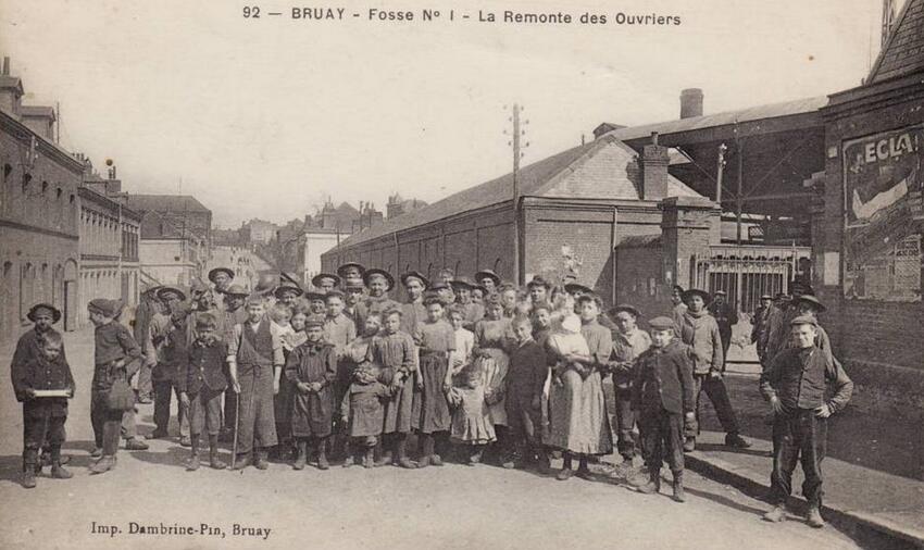Fosse 1 de l'ancienne Compagnie des mines de Bruay, début 20e (Autrot - DP)