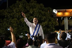 Posesión de Daniel Ortega como presidente de Nicaragua. January 2012. Crédits : Cancillería Ecuador
