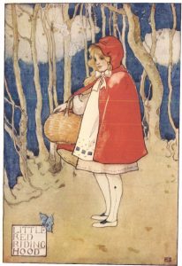 Little Red Riding Hood. From Childhood's Favorites and Fairy Stories, by Various. Domaine public