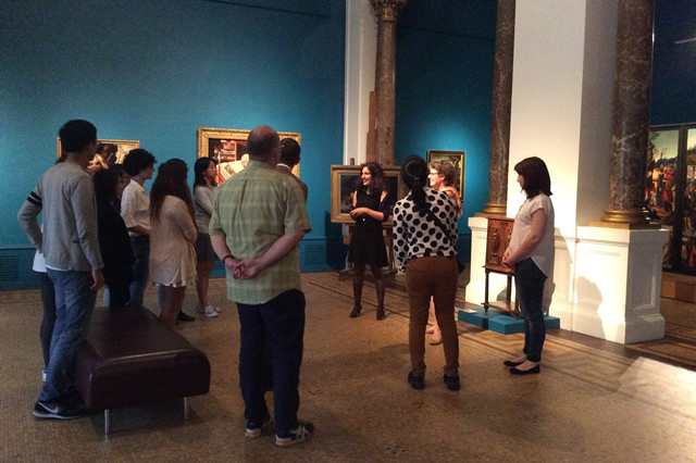 workshop at the Reims Museum of Fine Arts