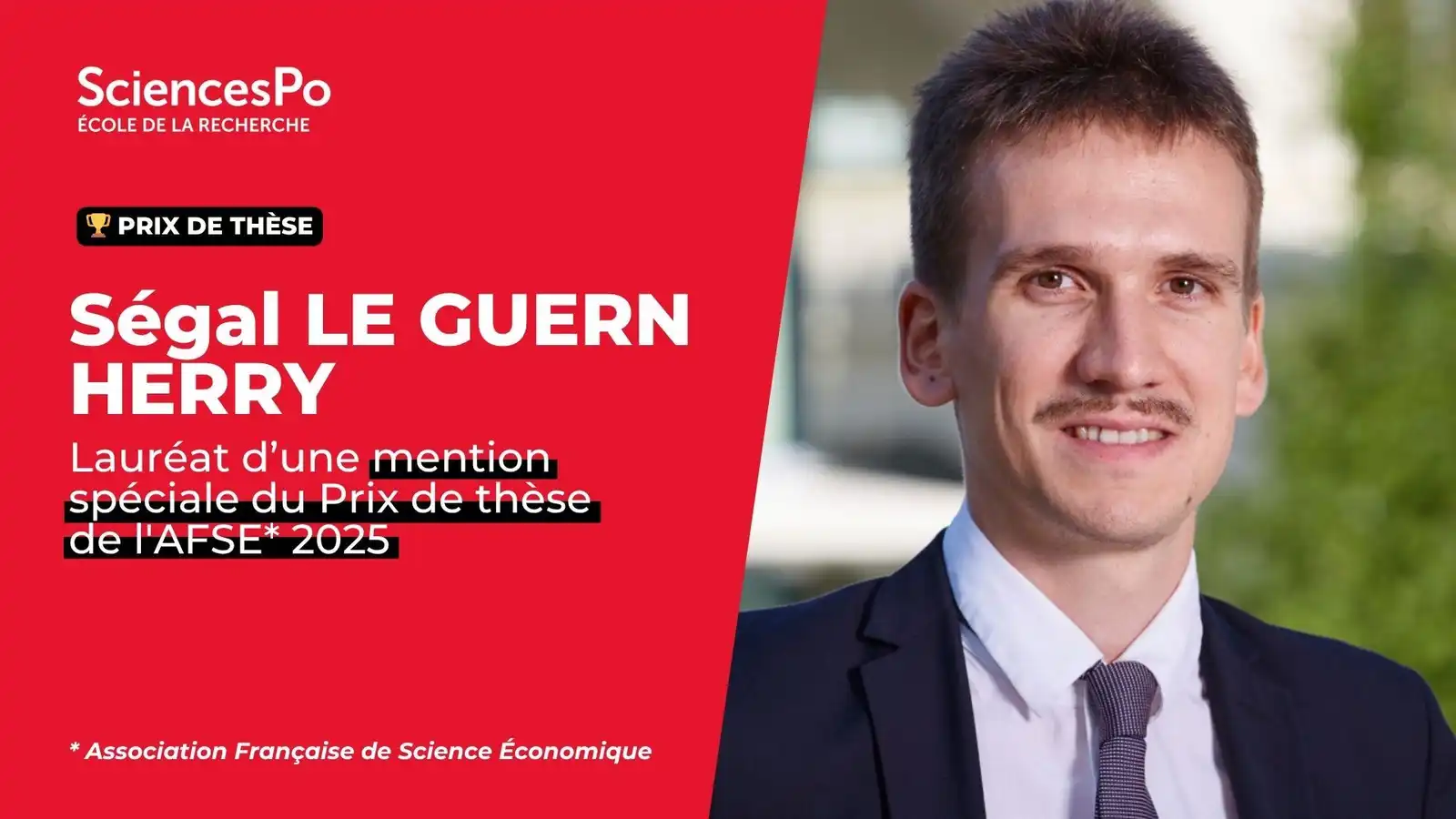 Segal LEGUERN HERRY, prix de thèse AFSE 2025