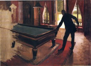 (Fig. 6). Gustave Caillebotte, Le Billard, 1875-76, coll. part.