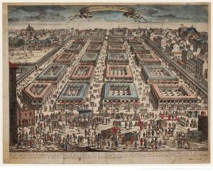 Plan de la foire Saint-Germain