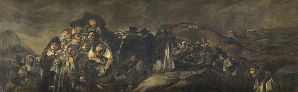 Francisco de Goya y Lucientes, The Pilgrimage to San Isidro, 1820 - 1823