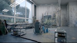 Vue de l’atelier de Hans Hartung, Antibes