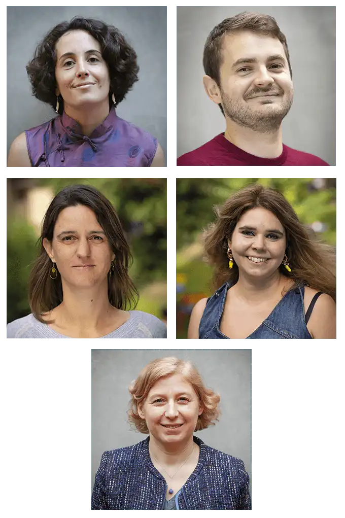 Photos des membres de l'équipe des ressources numériques