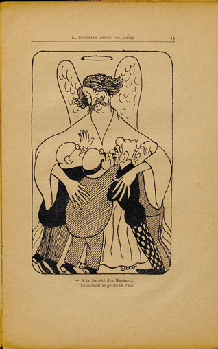 Caricature parue dans La Nouvelle Revue Socialiste du 15 mars 1926. Auteur inconnu