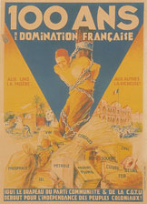 Affiche "100 ans de domination française"