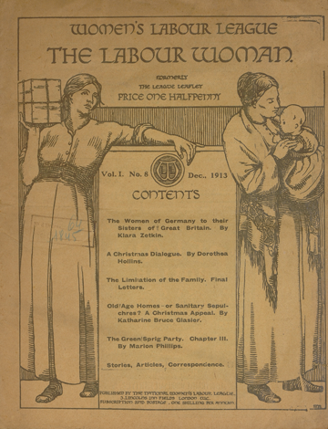 The Labour woman. Women’s Labour League . Vol. 1 n° 8, Dec. 1913